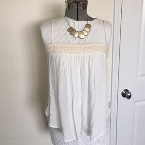 Lush Women’s Cream Cami, Size L
